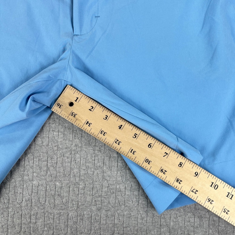 Fairway & Greene Golf Shorts 34 and Shirt L Blue Trump New York Tech Performance - Picture 7 of 16